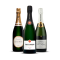 PACK OF 3 CHAMPAGNES – Laurent-Perrier La Cuvée Brut, Taittinger Brut Réserve, Pol Roger Champagne Brut Réserve