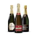 PACK OF 3 CHAMPAGNES – Jacquart Mosaïque Brut, Piper-Heidsieck Cuvée Brut, Lanson Le Black Label Brut