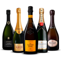 PACK OF 5 CHAMPAGNES – Bollinger La Côte aux Enfants, Krug Grande Cuvée, Veuve Clicquot La Grande Dame, Moët & Chandon Brut Impérial, Dom Ruinart Rosé 2009